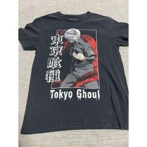 Tokyo Ghoul Shirt Men’s Medium Funimation Anime Black Tee 100% Cotton